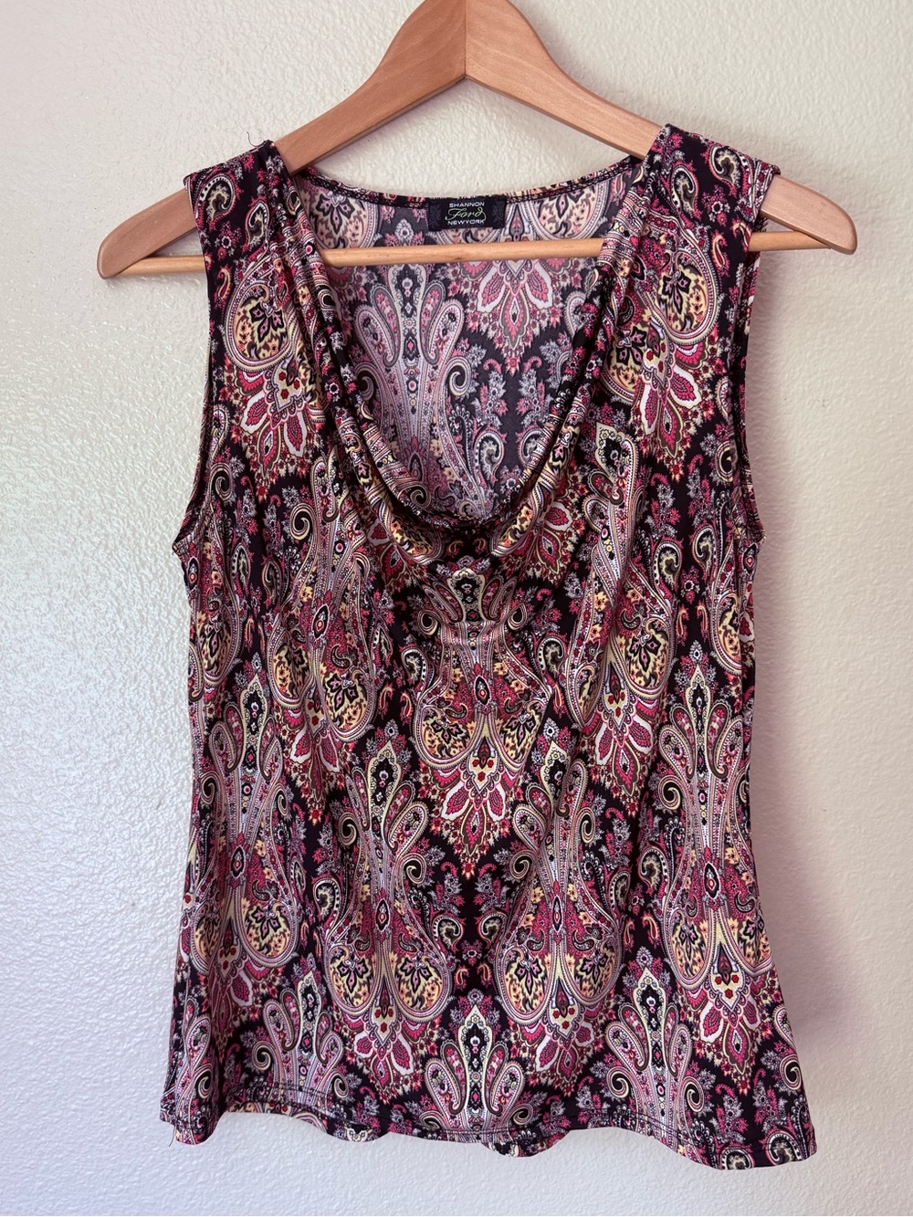 ❇️Shannon Ford Paisley Cowl Neck Sleeveless Top 2 for $22❇️